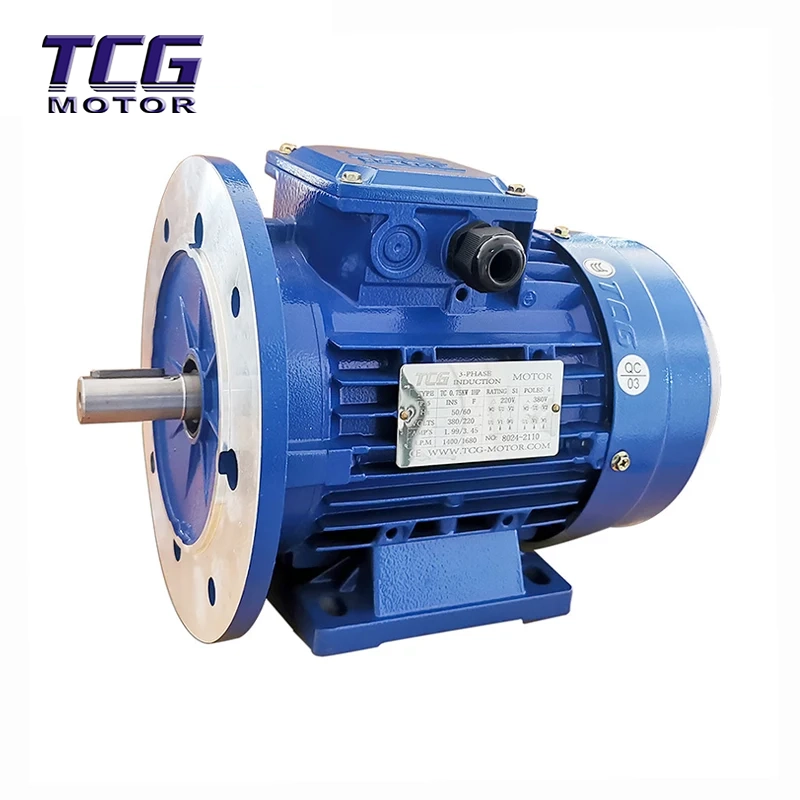 Động cơ vỏ nhôm B35 gắn chân